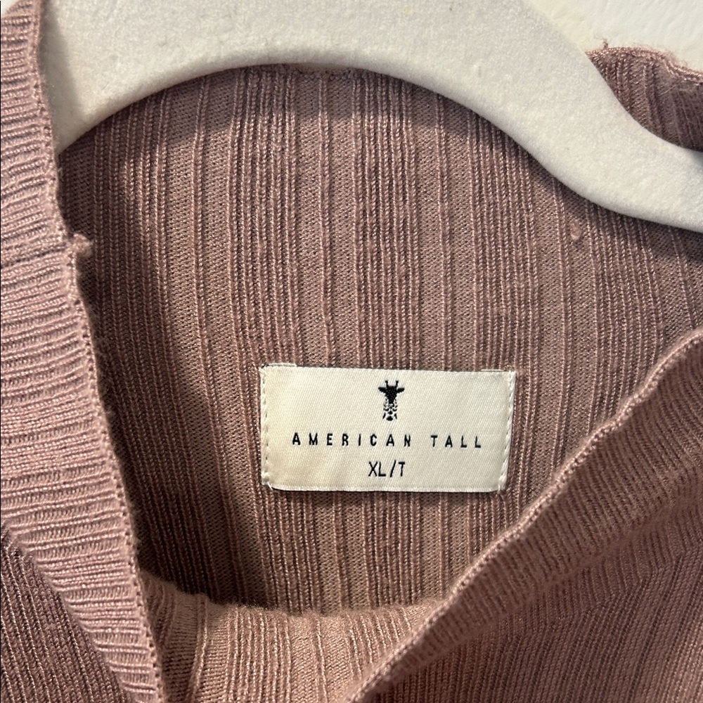 Brown Ribbed Long Sleeve Top - Picture 2 of 12